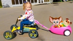 Embedded thumbnail for Барбоскины потерялись в парке на детской площадке Bad Toys lost on the outdoor playground in park