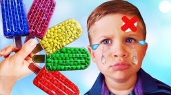 Embedded thumbnail for Crying Babies! Learn colors with Baby Colored Ice Cream / Bad Kids Colours Learning Video