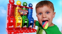 Embedded thumbnail for Bad Kid Steal M&amp;amp;M&amp;#039;s Learn Colors with Candy for Children Toddlers and Babies