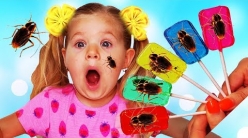 Embedded thumbnail for Сandy with Beetles for Bad Baby Mom with Tantrum! Little Babies learn colors with Finger Family Song