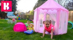 Embedded thumbnail for ШОКОЛАДНАЯ ПИЦЦА с куклой во дворе Пикник и Палатка для Baby Born outdoor fun &amp;amp; Chocolate Pizza