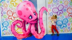Embedded thumbnail for Кукла Беби Бон и Настя играют в парке на детской площадке Indoor and Outdoor playground for kids